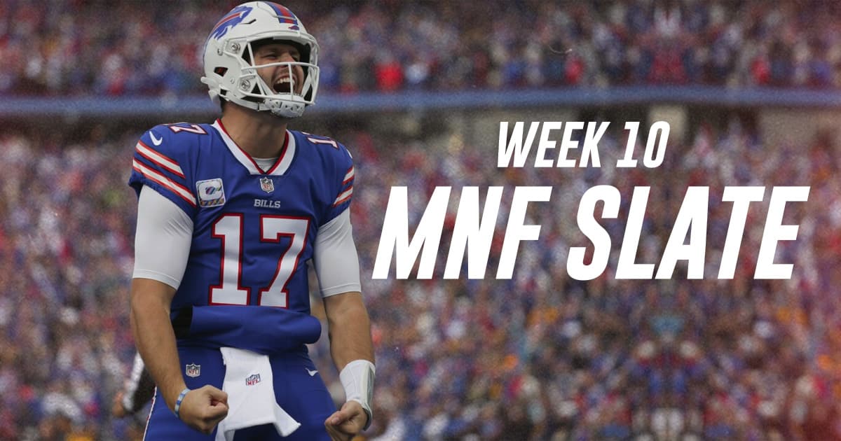 Week 10 NFL Player Props and Parlays: MNF