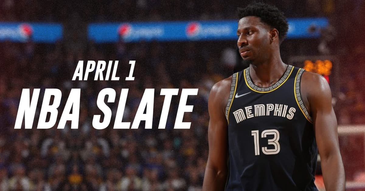 NBA Player Props and Parlays: April 1