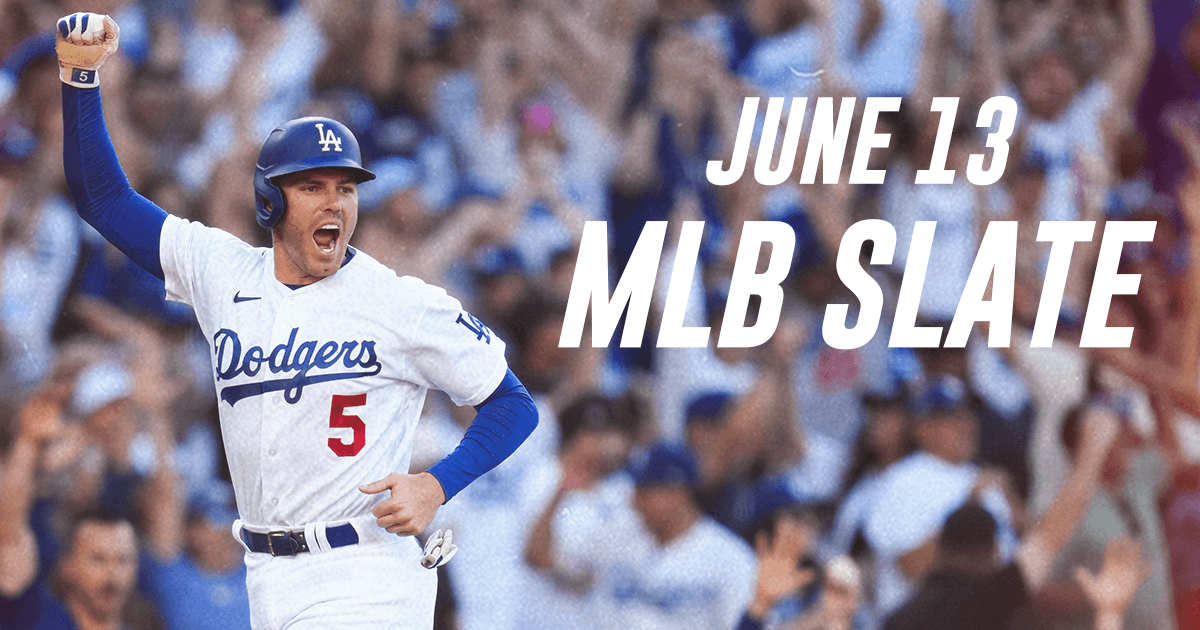 MLB Player Props and Parlays: June 13
