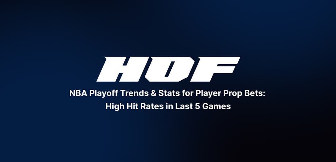 NBA Playoff Trends & Stats for Player Prop Bets: High Hit Rates in Last 5