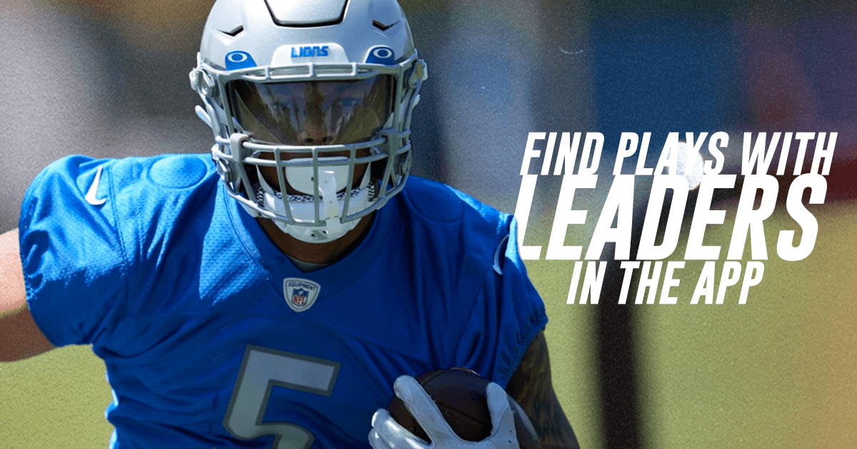 Using Leaders in the HOFBets App to Find Value on NFL Player Props and Parlays