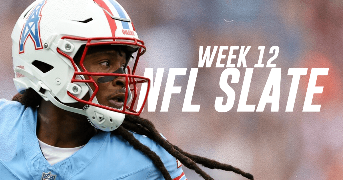 Week 12 NFL Player Props and Parlays: Sunday Slate