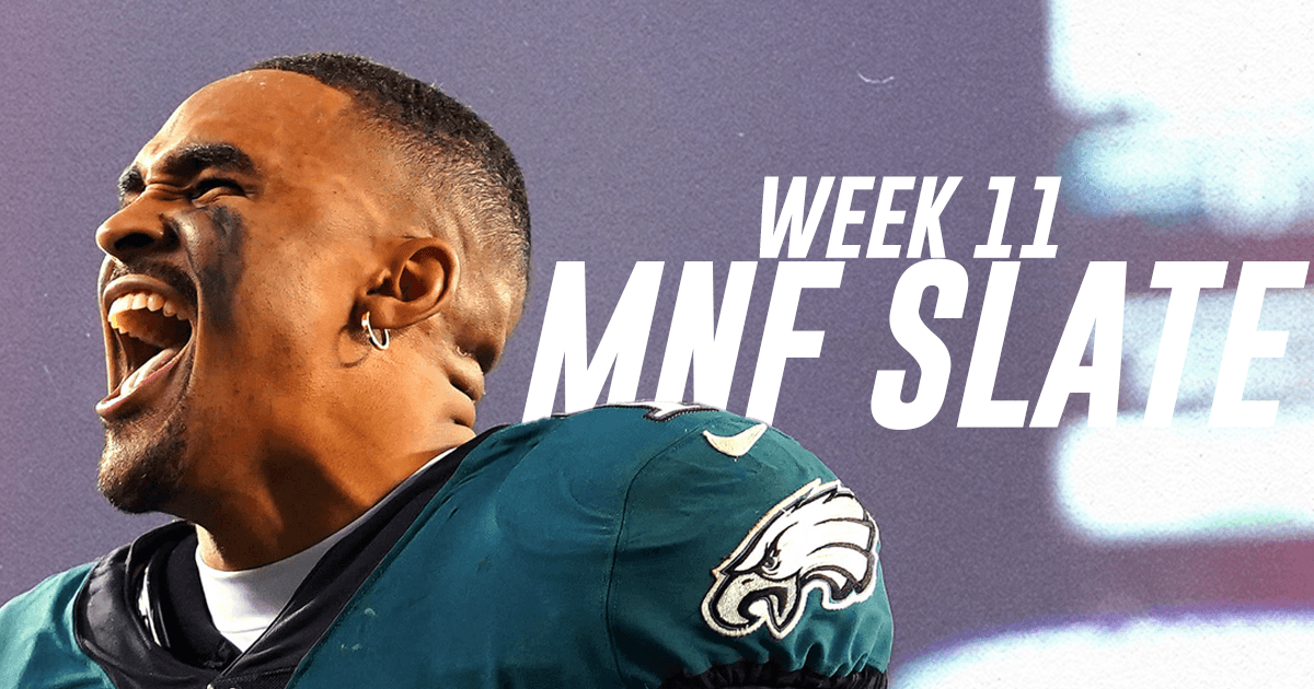 Week 11 NFL Player Props and Parlays: MNF